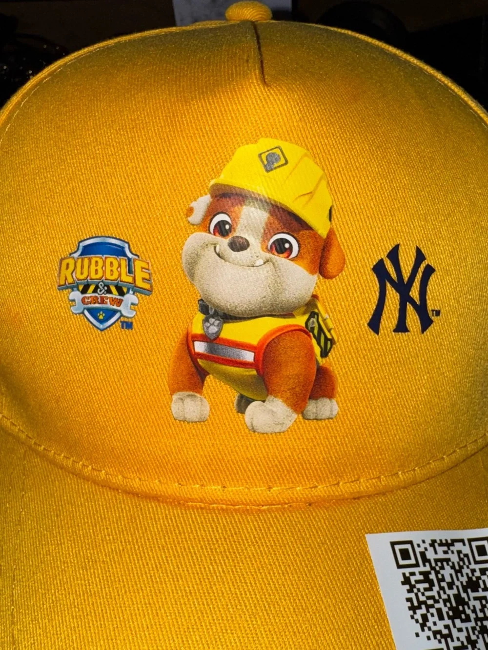 New York Yankees Yellow Kids Cap with Paw Patrol Rubble